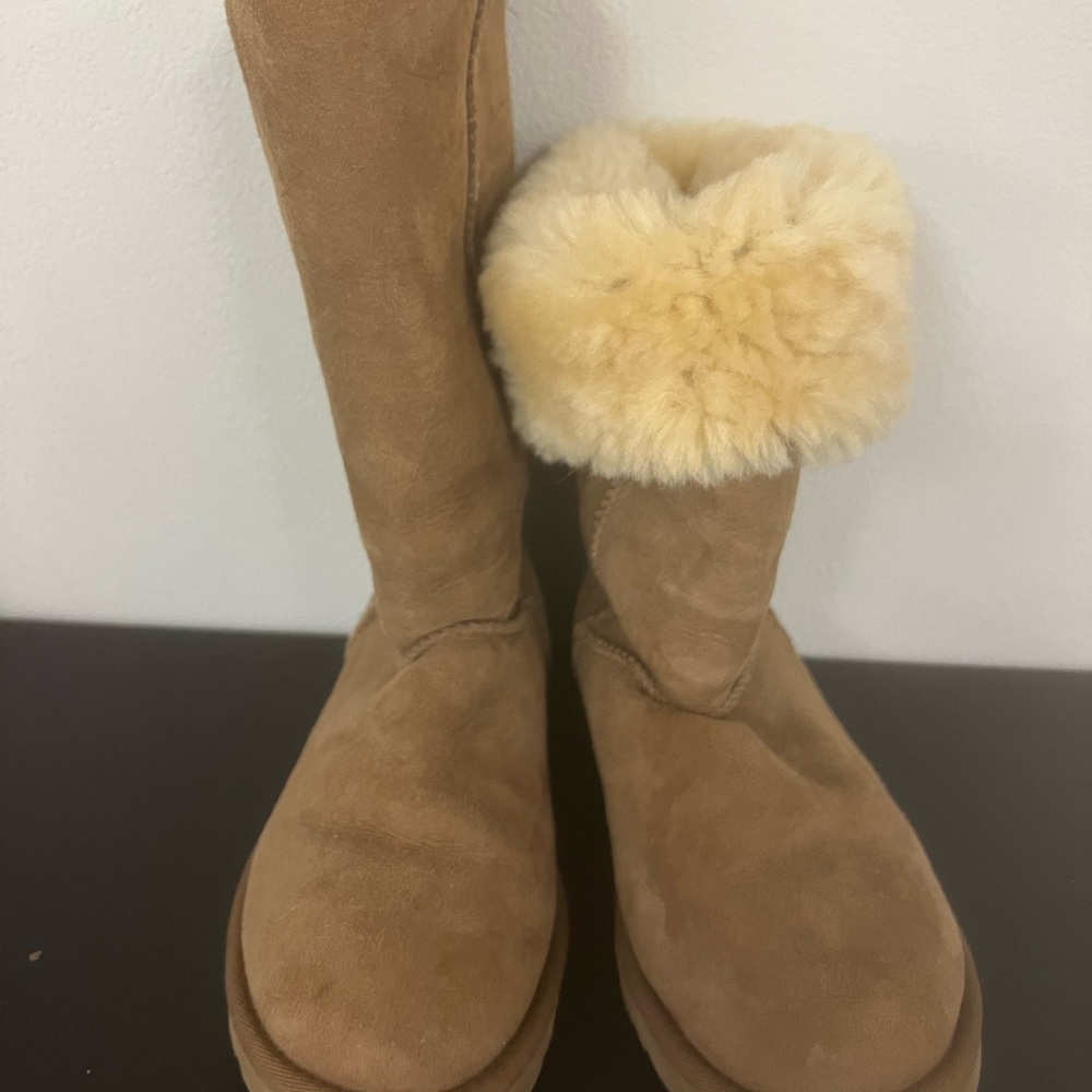 Tall chestnut ugg boots